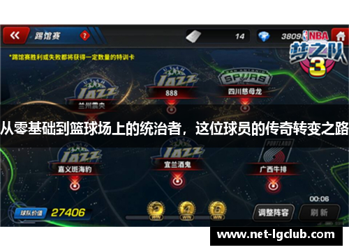 从零基础到篮球场上的统治者，这位球员的传奇转变之路